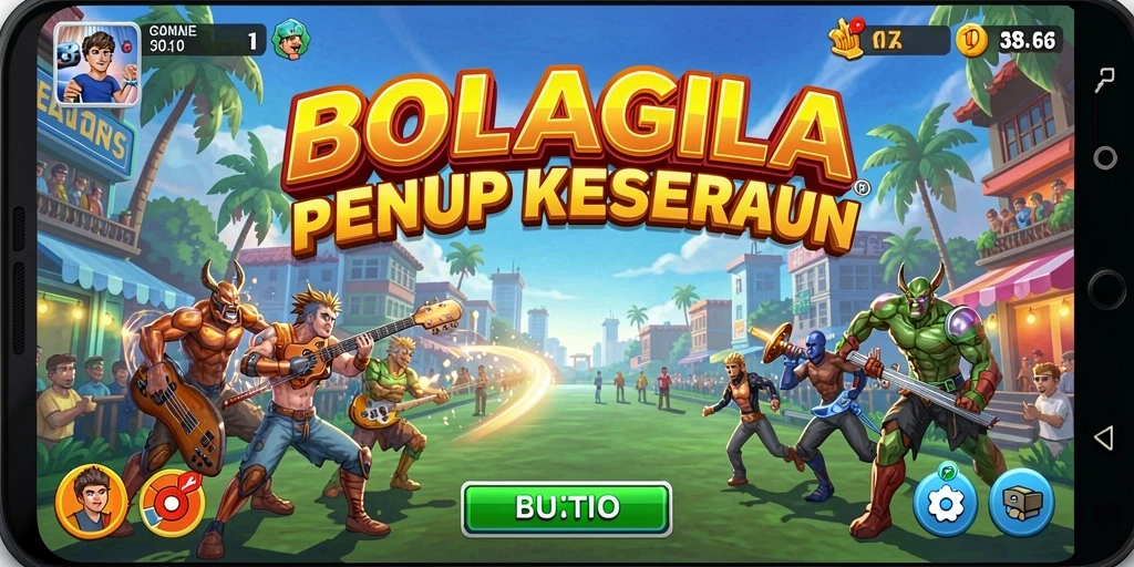 Tangkapan layar gameplay BOLAGILA yang penuh aksi dan tantangan seru.