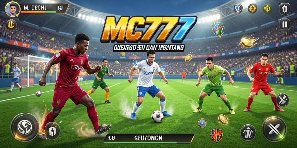 Gameplay seru dalam MC777 dengan aksi olahraga yang mendebarkan.