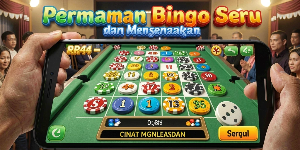 Tampilan gameplay RR44 yang seru dan interaktif dalam permainan Bingo.