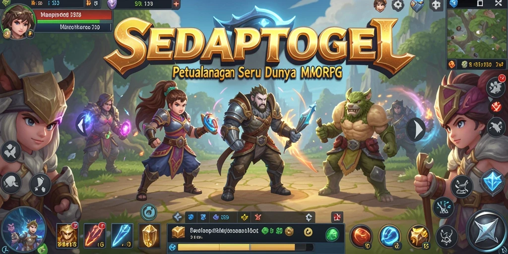 Gameplay seru SEDAPTOGEL dalam dunia MMORPG yang menarik.